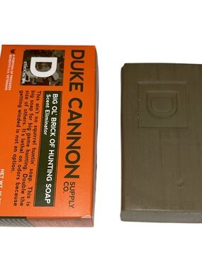 Duke Cannon Big Ol' Brick Of Hunting Soap 1 10 oz- SCENT ELIMINATOR Bar Soap New